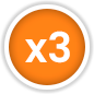 x3badge