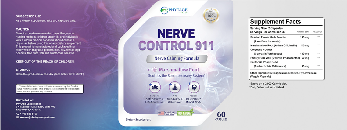 What are the ingredients in Nerve Control 911?